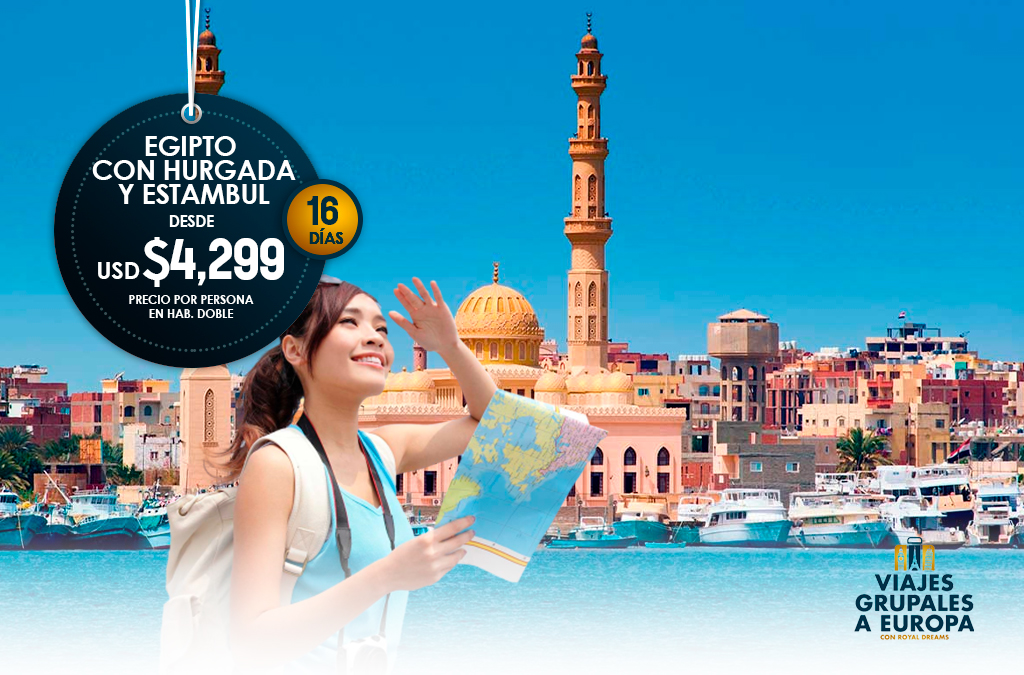 Paquetes a Egipto con Hurgada y Estambul
