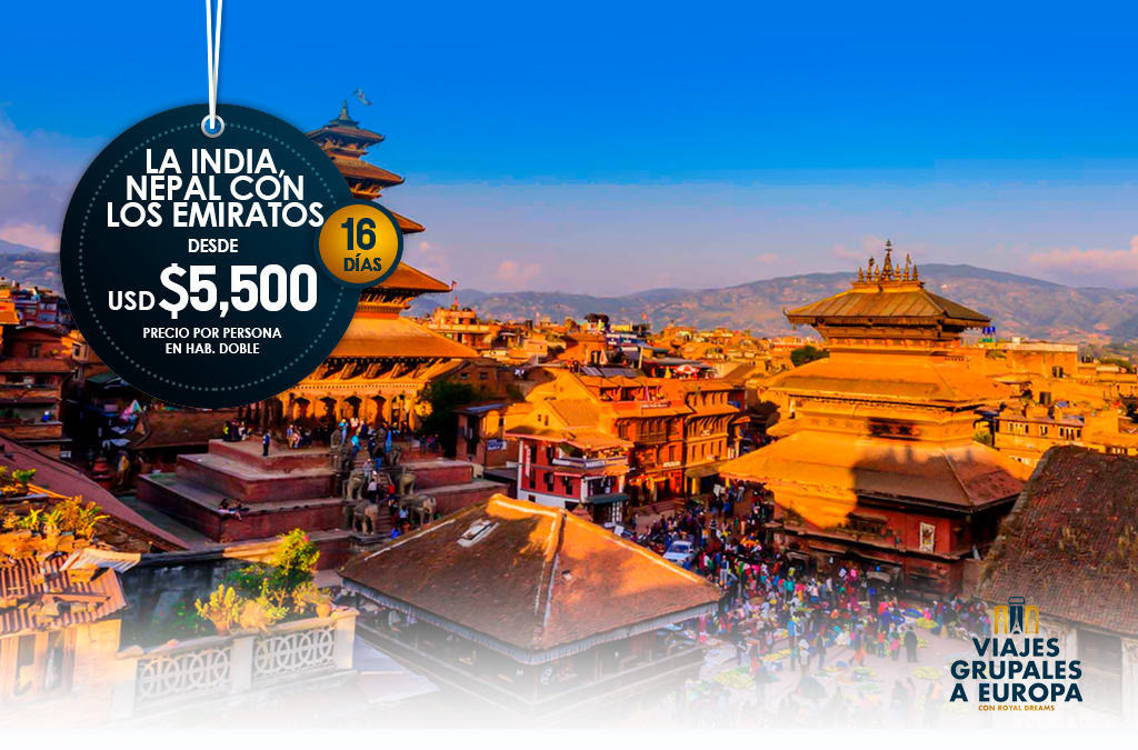 Paquetes a la India y Nepal con Dubái