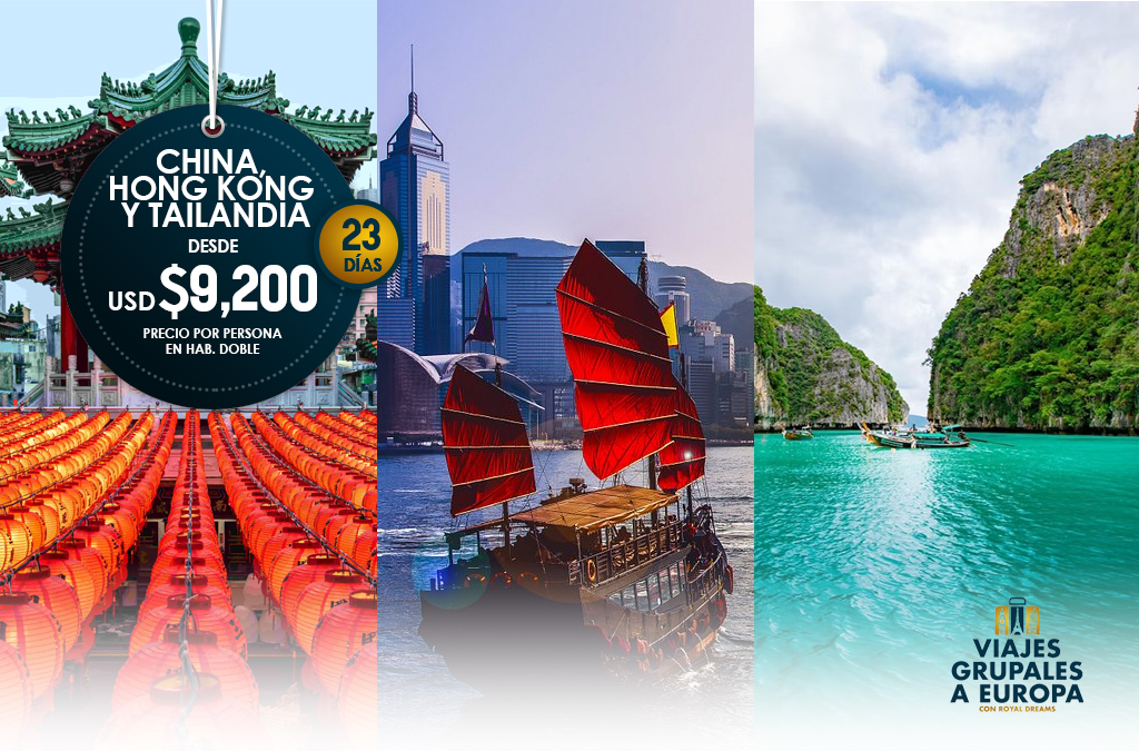 China, Hong Kong y Tailandia