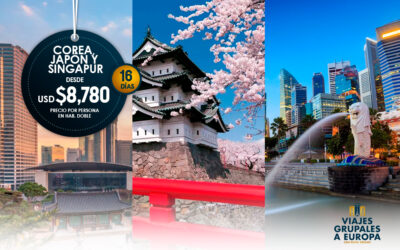 Corea, Japón y Singapur